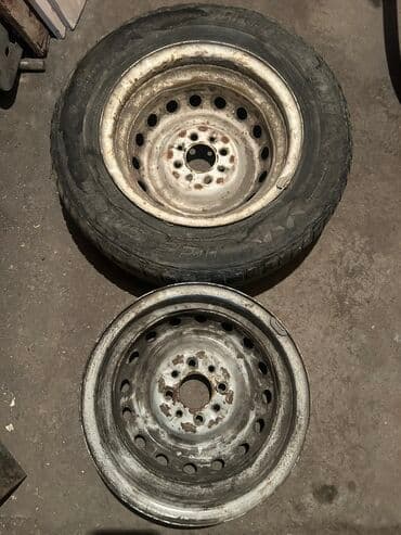 колесо маз: Железные Диски R 14 Пара, отверстий - 5, Б/у — 6