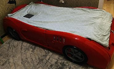 колеса на леса: Кровать-машинка, Пластик — 3