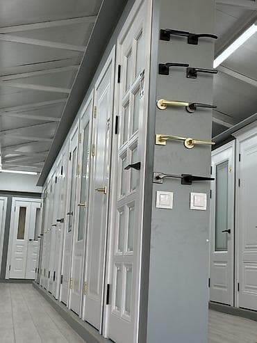 Двери для домов и квартир, Со стеклом, цвет - Белый