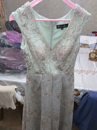 прокат карнавальных костюмов в бишкеке бишкек: Вечернее платье, Длинная модель, Без рукавов, S — 5