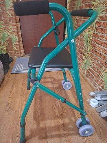 Ходунки, костыли, трости, роллаторы: Ходунки регулируемые по высоте на 2-х колесах FS 914L возможен торг — 3