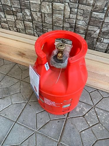 balon: Газовый баллон композитный, красный. - Тип: пропановый баллон из — 1