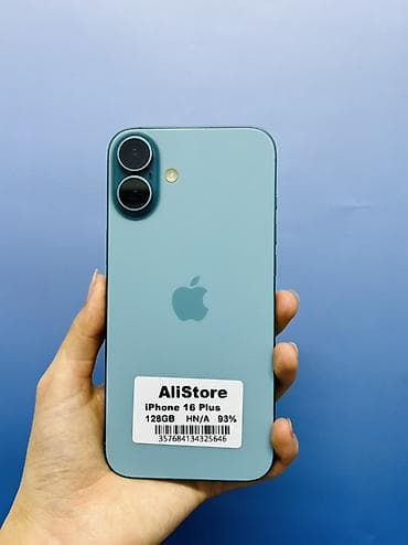 iphone 7 plus копия: IPhone 16 Plus, Б/у, 128 ГБ, Зарядное устройство, Чехол, Защитное стекло, В рассрочку, 93 % — 1