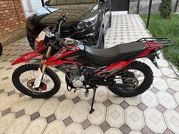 клапан мот: Мотоцикл эндуро/кросс BamX 300 типа, красно‑чёрный. Характеристики и — 5