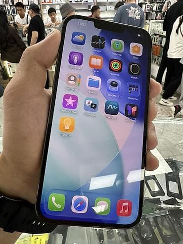 mi 12: IPhone 13 Pro Max, Б/у, 256 ГБ, Графит, Защитное стекло, Чехол, 96 % — 7