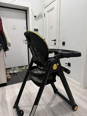 Столы: Стульчик для кормления, Другой бренд, Металл, Другой вид, цвет - Черный — 3