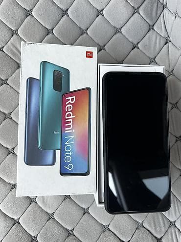 Xiaomi Redmi Note 9 – смартфон с коробкой и комплектом. Основные