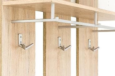 пляжная туника крючком: Панель вешалка (Oskar Вешалка 90), коллекции Оскар, Дуб Санремо — 2