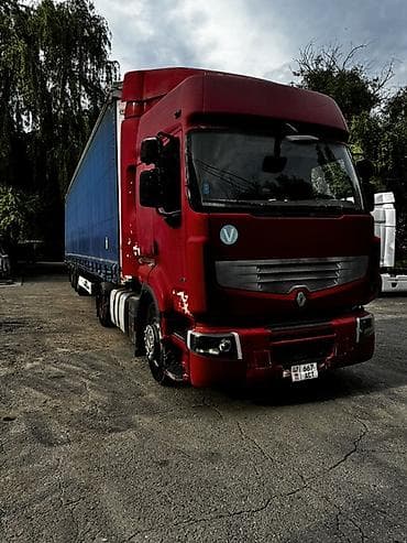 жесткий цепка: Тягач, Renault, 2012 г., Тентованный — 2