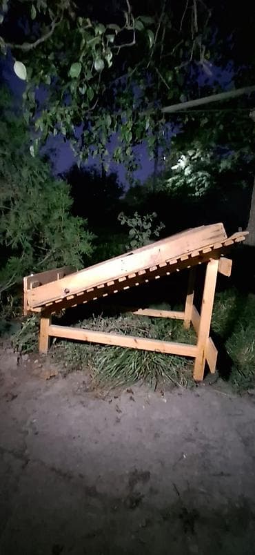 Деревянная горка-рампa для катания/трюков - Конструкция из бруса и — 3