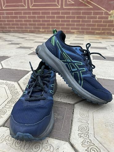 костюм 90 х мужской: Мужские кроссовки, 41.5, Asics, Б/у, цвет - Синий, Самовывоз — 5