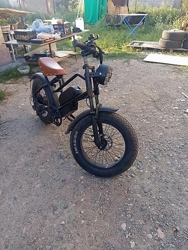 Электровелосипед в стиле мопеда (fatbike) - Прочная стальная рама с at lalafo.kg Электровелосипед в стиле мопеда (fatbike) - Прочная стальная рама с