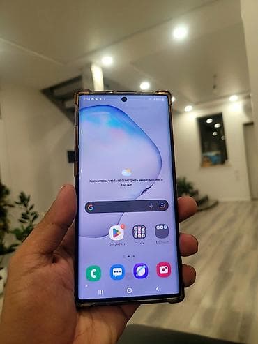 pixel 6a: Samsung Note 10 Plus, Б/у, 256 ГБ, цвет - Черный, 1 SIM — 1