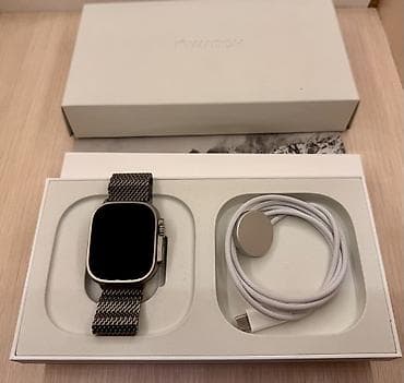 ремешки на эпл вотч ультра 2: Продаю Apple  Watch Ultra 2st. Gen. Natural Titanium 49mm с титановой — 10