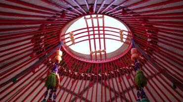 где можно купить палатку для отдыха: Аренда юрты, Каркас Деревянный, 75 баш, С полом, Стол, Стулья — 9