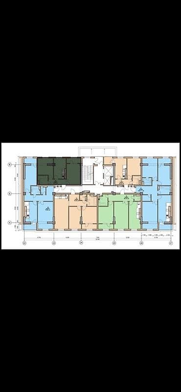 29: 2 комнаты, 54 м², Элитка, 9 этаж, Готовая ПСО (под самоотделку) — 2
