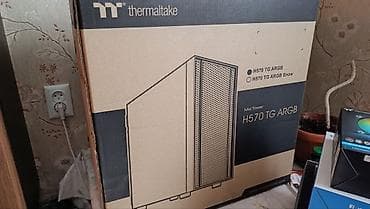 Стол компьютерлери жана комлектөөчүлөр: ПК корпусу, Thermaltake, түсү - Кара — 5
