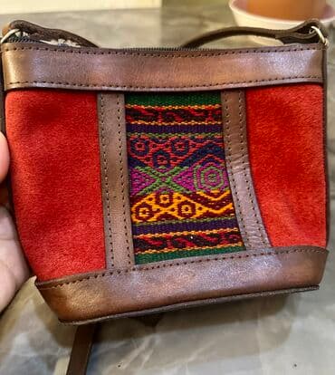 сумка клатч б у: Сумка кожаная ручной работы, привозили с Боливии! В отличном — 1