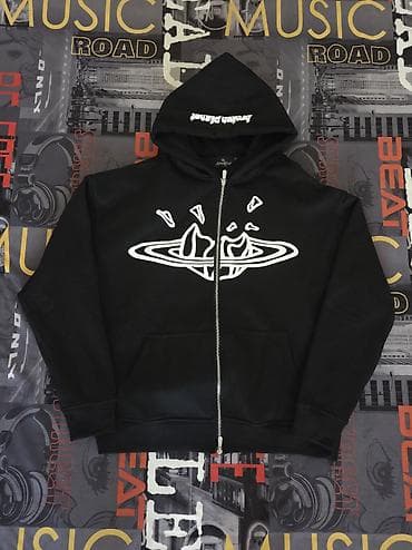 Толстовки: Мужская толстовка, XL, Новый, цвет - Черный — 1