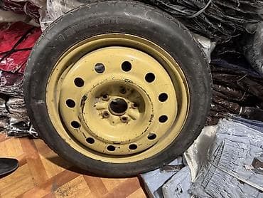 запаска шины: Колеса в сборе R 18, Б/у, Запаска, Легковые, Железные, отверстий - 5 — 1