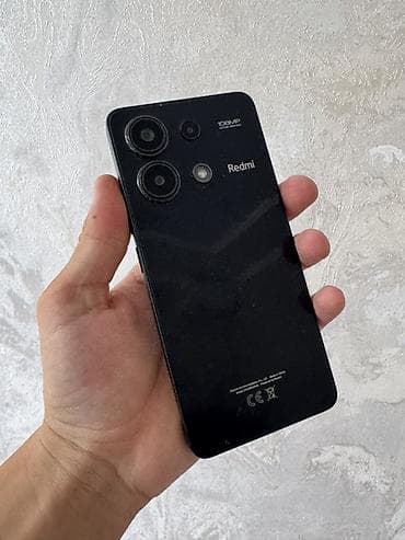 Смартфон Redmi (черный) - Тонкий прямоугольный корпус с