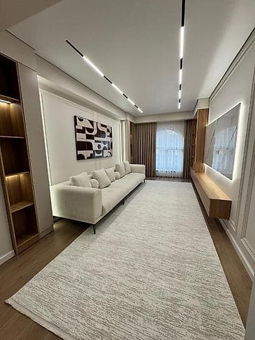 sky: 3 комнаты, 116 м², Асанбай мкр Элитка, 15 этаж, Дизайнерский ремонт — 3