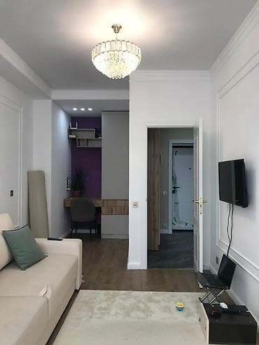14: 1 комната, 46 м², Асанбай мкр Элитка, 14 этаж, Дизайнерский ремонт — 4