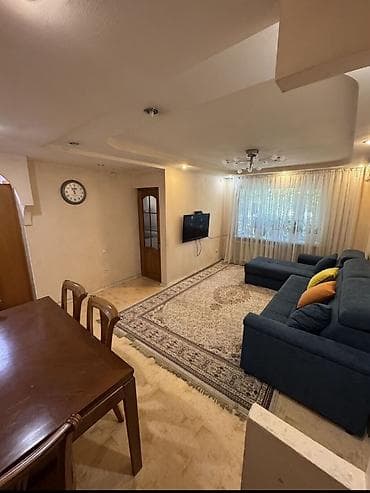 osh flat: 3 комнаты, 56 м², Центральная мечеть Хрущевка, 1 этаж — 2