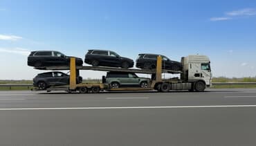 прицепы для легковых автомобилей цена: Прицеп, Автовоз, от 12 т, Б/у — 1