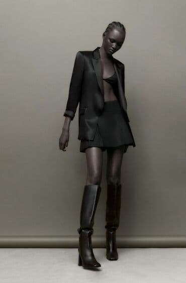 сапоги лакированные на высоких каблуках: Сапоги, 37, Новый, цвет - Черный, Самовывоз — 3