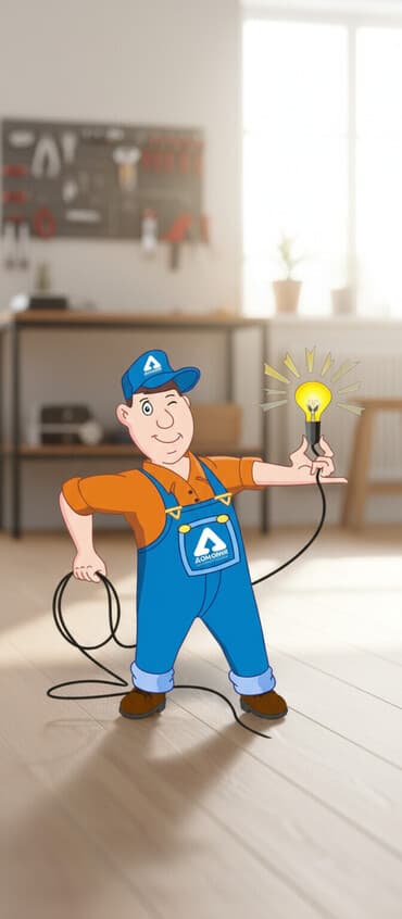 Услуги электрика - Монтаж и замена розеток, выключателей, автоматов -