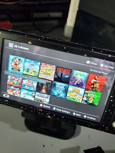 прошитая: Nintendo Switch lite чипованная (прошитая) встроенная мать 32гб+64гб — 7