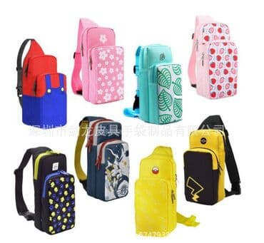 сумка для: Сумка для Нинтендо свитч (Nintendo switch) Mario pokemon animal — 8