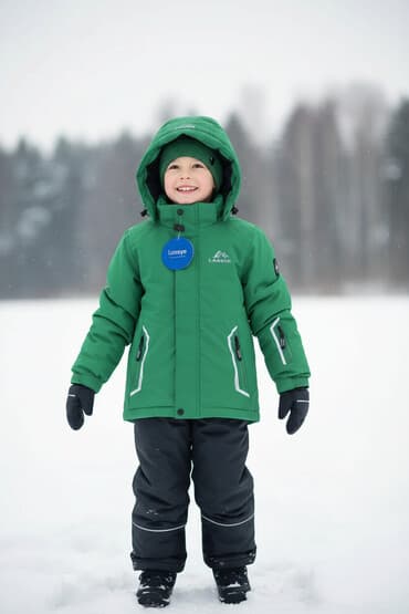детские флисовые кофты: Детские демисезонные/зимние куртки 1) Lassye, зелёная - Мембранная — 1