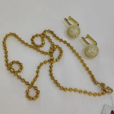 эксклюзивные свадебные пригласительные: Набор украшений, Проба 925, Женские, Новый — 3