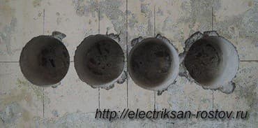 Алмазное бурение!!! делаем отверстия подрезетки в бетоне!!! Проемы в