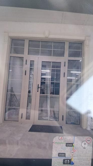 металлические жалюзи: Двери для домов и квартир, Стеклянная, Двухстворчатая, Витражная, цвет - Серый — 6