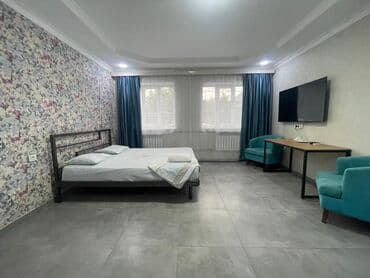 продажа квартир жалалабад: 1 бөлмө, Душ кабинасы, Жаздык, жууркан-төшөк каптары, Кондиционер — 1