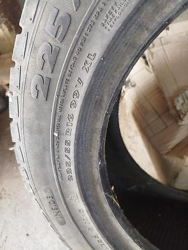 Транспорт: Шина 225/55 R16 99V XL, M+S есть 2шт за 3000сом — 1