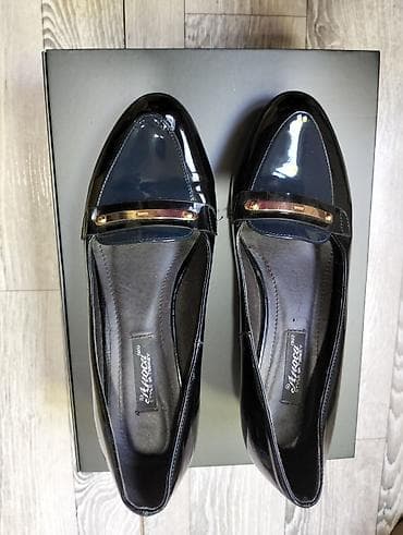 Мокасины и лоферы: Лоферы женские Mireca (Style of Turkey) - Цвет: черный, лаковая — 3