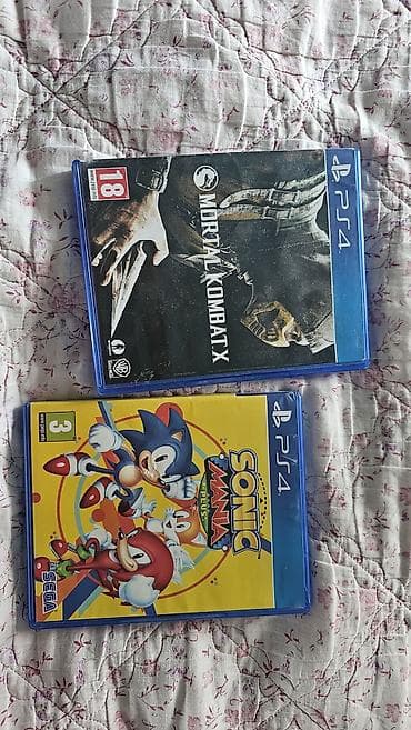 controller ps3 original: Диски для PS4 — комплект из 2 игр в коробках с полиграфией: 1) Mortal — 1