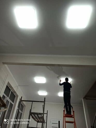 натяжные потолки бишкек фото цены: Натяжной потолок Глянцевое, Матовое, 3D потолки Монтаж, Гарантия, Демонтаж — 1