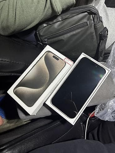 realmi 8 pro: IPhone 15 Pro, 256 ГБ, Natural Titanium, Коробка, 87 % — 2