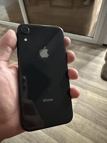 13 iphone: IPhone Xr, Б/у, 64 ГБ, Черный, Чехол, 82 % — 1