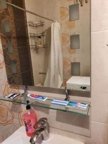 посуточная аренда квартира ош: 1 комната, Душевая кабина, Постельное белье, Кондиционер — 5