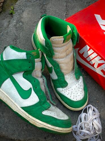 найк оригинал: Мужские кроссовки, 40, Nike, Б/у, цвет - Зеленый — 1