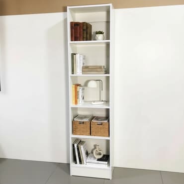 биндеры 10 листов компактные: Стеллаж Феликс STF450 (Белый) Стеллаж узкий для документов и книг — — 1