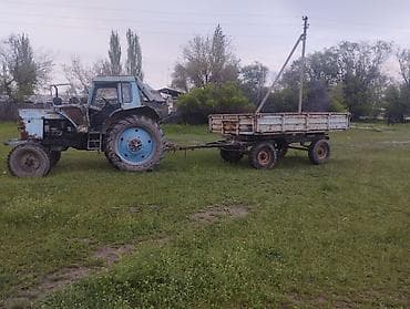 мтз 82.3 цена бишкек: Трактор с прицепом (комплект для сельхозработ) Описание: - Колёсный — 3