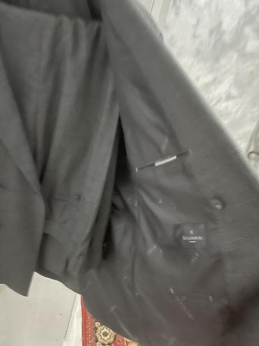 костюм врача: Мужской костюм, Стандарт, Б/у, цвет - Серый, Платная доставка — 1