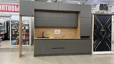 шкаф в ванную: Кухонный гарнитур, цвет - Белый — 3